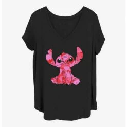 Cheap 👍 Disney Lilo & Stitch Heart Fill 👧 Girls T-Shirt Plus Size 🔥