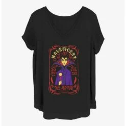 Hot Sale ⭐ Disney Maleficent Evil Doer 👧 Girls T-Shirt Plus Size 🌟