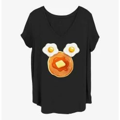 Promo 😉 Disney Mickey Mouse Breakfast At Mickey's 👧 Girls T-Shirt Plus Size ⌛