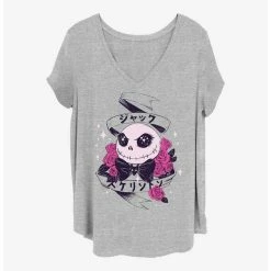 Deals 🤩 Disney The Nightmare Before 🔔 Christmas Anime Eyes Jack 👧 Girls T-Shirt Plus Size 😀