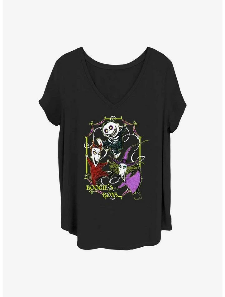 Promo 🛒 Disney The Nightmare Before 🎁 Christmas Boogie Gang 👧 Girls T-Shirt Plus Size 🎉