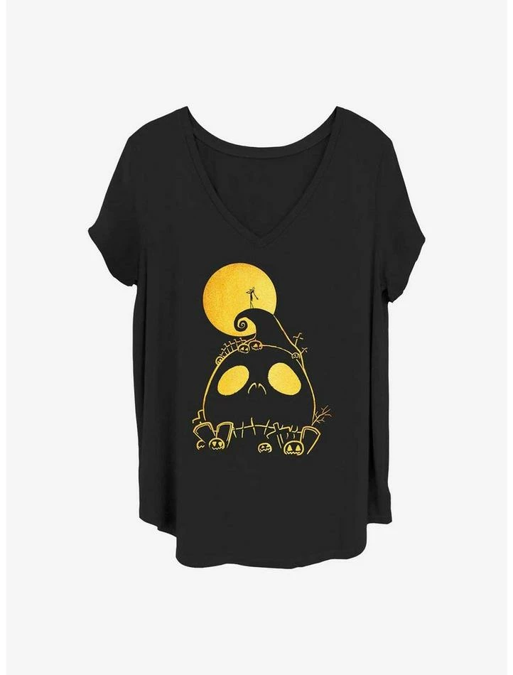 Top 10 🎁 Disney The Nightmare Before ❄ Christmas Cemetery 👧 Girls T-Shirt Plus Size 👏