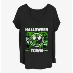 Promo 🔥 Disney The Nightmare Before 🔔 Christmas 🧛 Halloweentown 👧 Girls T-Shirt Plus Size 🎁