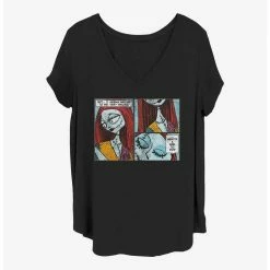 Hot Sale 👏 Disney The Nightmare Before 🎄 Christmas Sally Comic 👧 Girls T-Shirt Plus Size ✨