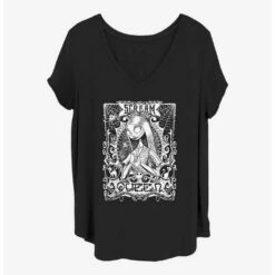 Coupon 🔥 Disney The Nightmare Before 🎅 Christmas Sally Scream Queen 👧 Girls T-Shirt Plus Size 🎉