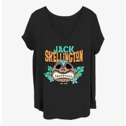Hot Sale ✨ Disney The Nightmare Before 🎅 Christmas Tiki Jack 👧 Girls T-Shirt Plus Size 💯