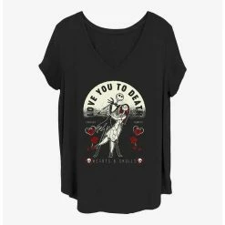 Buy ⌛ Disney The Nightmare Before 🔔 Christmas To Death 👧 Girls T-Shirt Plus Size 👏