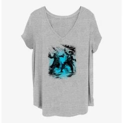 Promo 🌟 Disney Pirates of the Caribbean Captain Fight 👧 Girls T-Shirt Plus Size ⌛