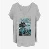 Best Pirce 😀 Disney Pirates of the Caribbean Infernal Sea 👧 Girls T-Shirt Plus Size 🌟