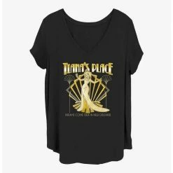 Coupon 😀 Disney The Princess and the Frog Tiana's Place In New Orleans 👧 Girls T-Shirt Plus Size 🤩