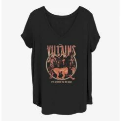 Top 10 💯 Disney Villains Good To Be Bad 👧 Girls T-Shirt Plus Size 🥰