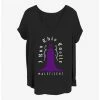 Hot Sale 🔔 Disney Villains Maleficent Run This Castle 👧 Girls T-Shirt Plus Size 🥰