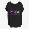 Budget 🎁 Disney Villains Villainous Tarot 👧 Girls T-Shirt Plus Size 👍