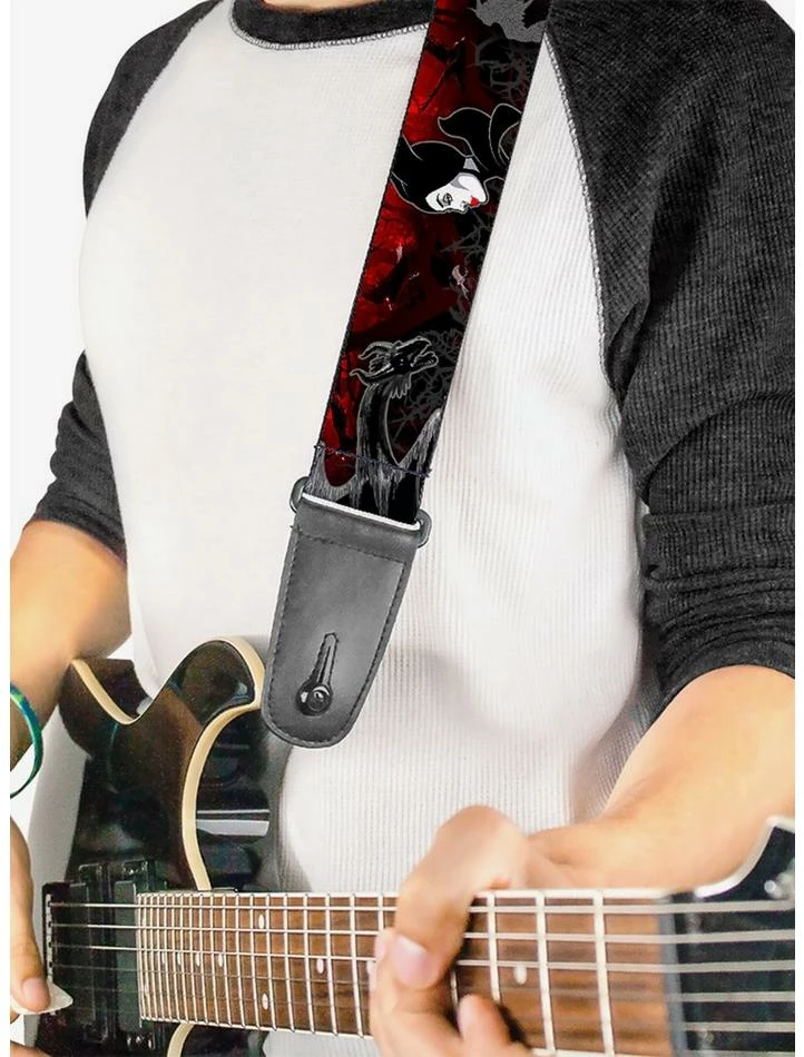 Budget ❤️ Disney Maleficent Diaval Guitar Strap 👍 - Image 2