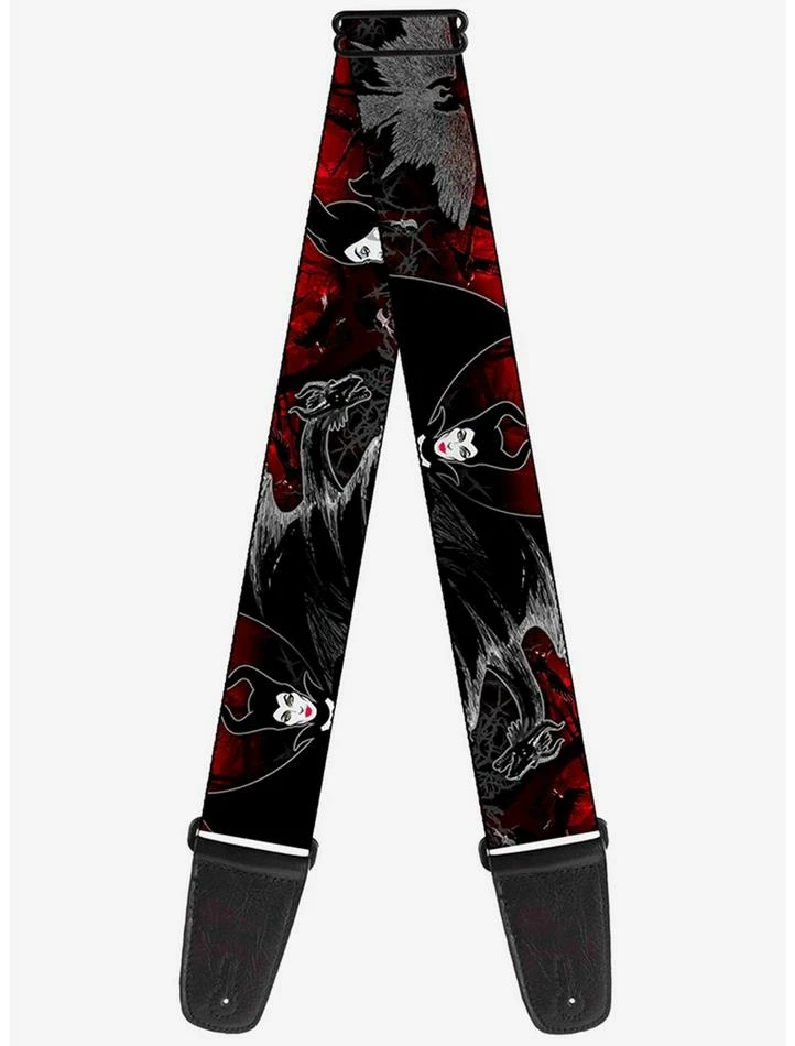 Budget ❤️ Disney Maleficent Diaval Guitar Strap 👍