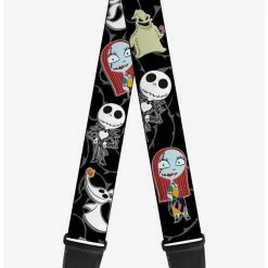 Outlet ❤️ The Nightmare Before 🔔 Christmas 4 Mini Character Poses Guitar Strap 🧨