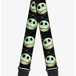 Promo ✔️ The Nightmare Before 🎁 Christmas Jack Expression Electric Glow Guitar Strap 😍