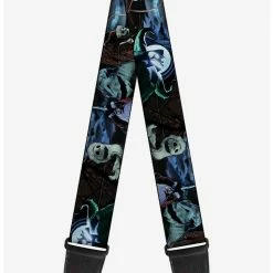 Top 10 🔔 The Nightmare Before 🎄 Christmasjack Oogie Boogie Santa Scene Guitar Strap 🧨