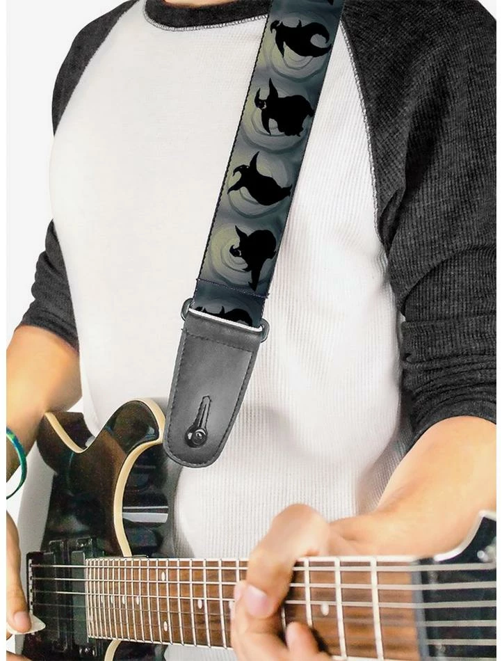 Best reviews of 🎁 The Nightmare Before ❄ Christmas Oogie Boogie Silhouette Guitar Strap 👏 - Image 2
