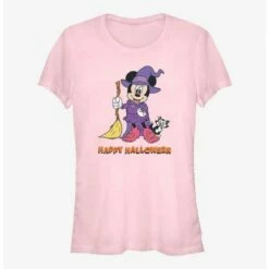 Buy 😍 Disney Minnie Mouse Happy 🧛 Halloween Witch 👧 Girls T-Shirt 🌟