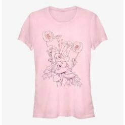 Cheap 🔔 Disney Tinker Bell Fall Mushroom 👧 Girls T-Shirt 😀