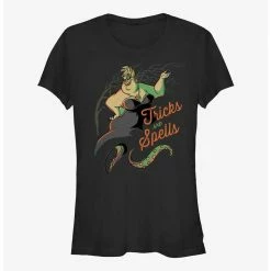 Budget 🥰 Disney Villains Ursula Tricks and Spells 👧 Girls T-Shirt 🎉