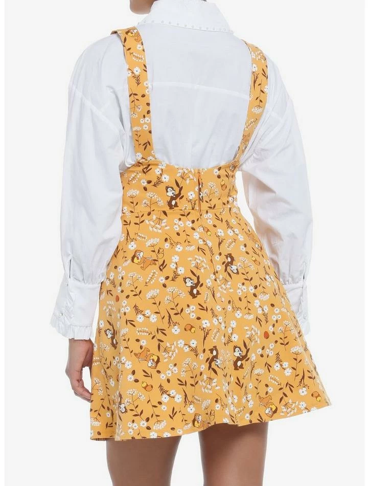 Top 10 ❤️ Disney Chip 'N' Dale Fall Floral Suspender 👗 Skirt 🥰 - Image 3