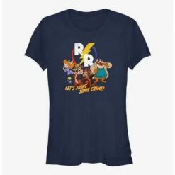 Discount 😍 Disney Chip 'n Dale: Rescue Rangers Fight Crime 👧 Girls T-Shirt 🤩