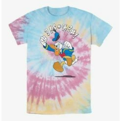 Buy 😉 Disney Donald Duck Donald Mad Tie Dye T-Shirt ❤️