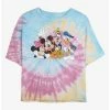 Flash Sale 🎉 Disney Mickey Mouse Friends Tie Dye Crop 👧 Girls T-Shirt 👍