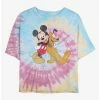 Best reviews of ✔️ Disney Mickey Mouse Mickey and Pluto Tie Dye Crop 👧 Girls T-Shirt 🤩