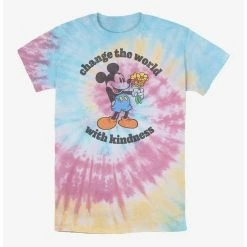 Coupon 🔔 Disney Mickey Mouse Kindness Tie Dye T-Shirt 😍