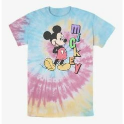 Brand new 🧨 Disney Mickey Mouse Mickey Name Tie Dye T-Shirt 💯