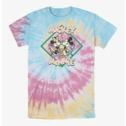 Hot Sale ⌛ Disney Mickey Mouse Minnie Loves Mickey Tie Dye T-Shirt 🤩