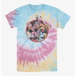 New ✔️ Disney Mickey Mouse Retro Groupie Tie Dye T-Shirt 🥰