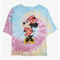 Buy ✔️ Disney Minnie Mouse Classic Minnie Tie Dye Crop 👧 Girls T-Shirt 🌟