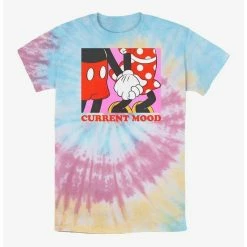 Top 10 👏 Disney Minnie Mouse Current Mood Tie Dye T-Shirt ✨