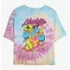 Cheap 👏 Disney Aladdin Genie On Vacation Tie Dye Crop 👧 Girls T-Shirt 🌟