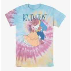Flash Sale 🎉 Disney Beauty and the Beast Vintage Beauty Tie Dye T-Shirt 🔔