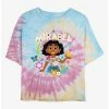 New 🌟 Disney Encanto Mirabel Tie Dye Crop 👧 Girls T-Shirt 🤩
