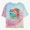 Wholesale ⭐ Disney The Little Mermaid Vacay Mermaid Tie Dye Crop 👧 Girls T-Shirt 👏