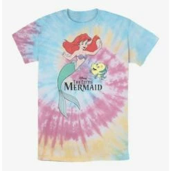 Deals 💯 Disney The Little Mermaid Underwater Friends Tie Dye T-Shirt ✨