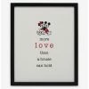 Flash Sale 😀 Disney Mickey Mouse Minnie Love Wood Wall Decor 🎁