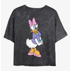 Outlet ✨ Disney Daisy Duck Traditional Daisy Mineral Wash Crop 👧 Girls T-Shirt 👏