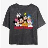 Best deal 🎉 Disney Mickey Mouse Disney Squad Mineral Wash Crop 👧 Girls T-Shirt 👍