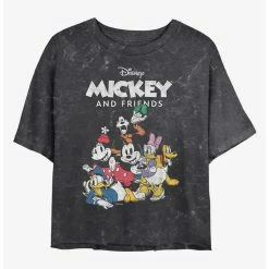 Best reviews of 🤩 Disney Mickey Mouse Mickey Friends Group Mineral Wash Crop 👧 Girls T-Shirt 🛒