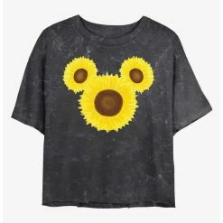 Best reviews of 🎉 Disney Mickey Mouse Mickey Sunflower Mineral Wash Crop 👧 Girls T-Shirt 🛒