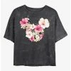 Promo 😍 Disney Mickey Mouse Tropical Mouse Mineral Wash Crop 👧 Girls T-Shirt 🥰