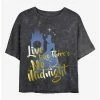 Best deal 🥰 Disney Cinderella No Midnight Mineral Wash Crop 👧 Girls T-Shirt ❤️