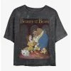 Best reviews of 👏 Disney Princesses Beauty Poster Mineral Wash Crop 👧 Girls T-Shirt 🌟